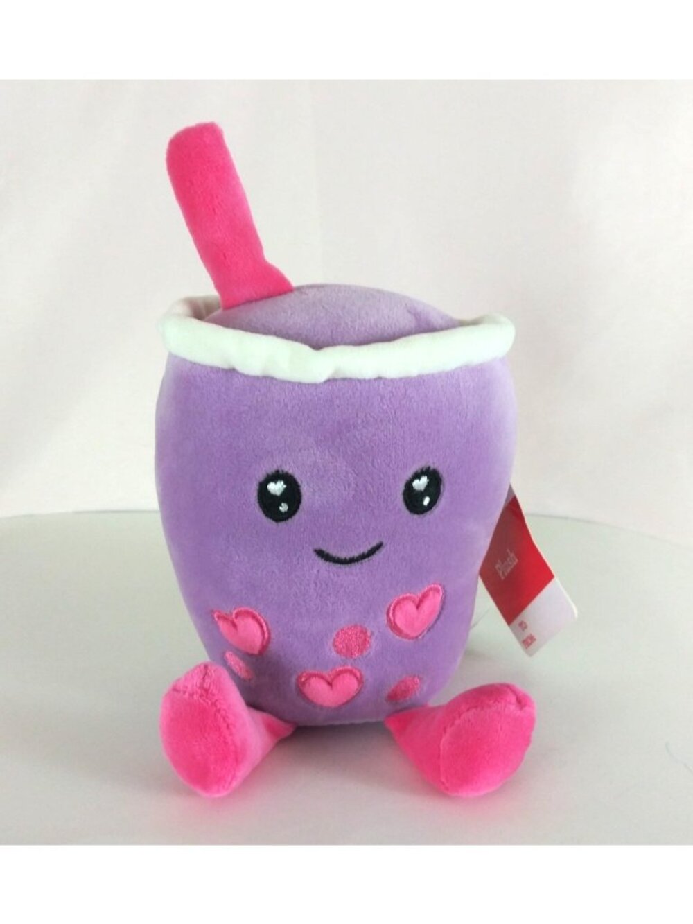 NWT Way To Celebrate Valentines Boba Tea 5" Plush